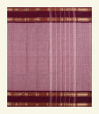 Plain Pink Cotton Saree