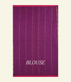 Purple Cotton Saree