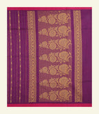 Purple Cotton Saree