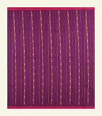 Purple Cotton Saree
