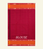 Red Cotton Saree