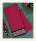 Red Cotton Saree