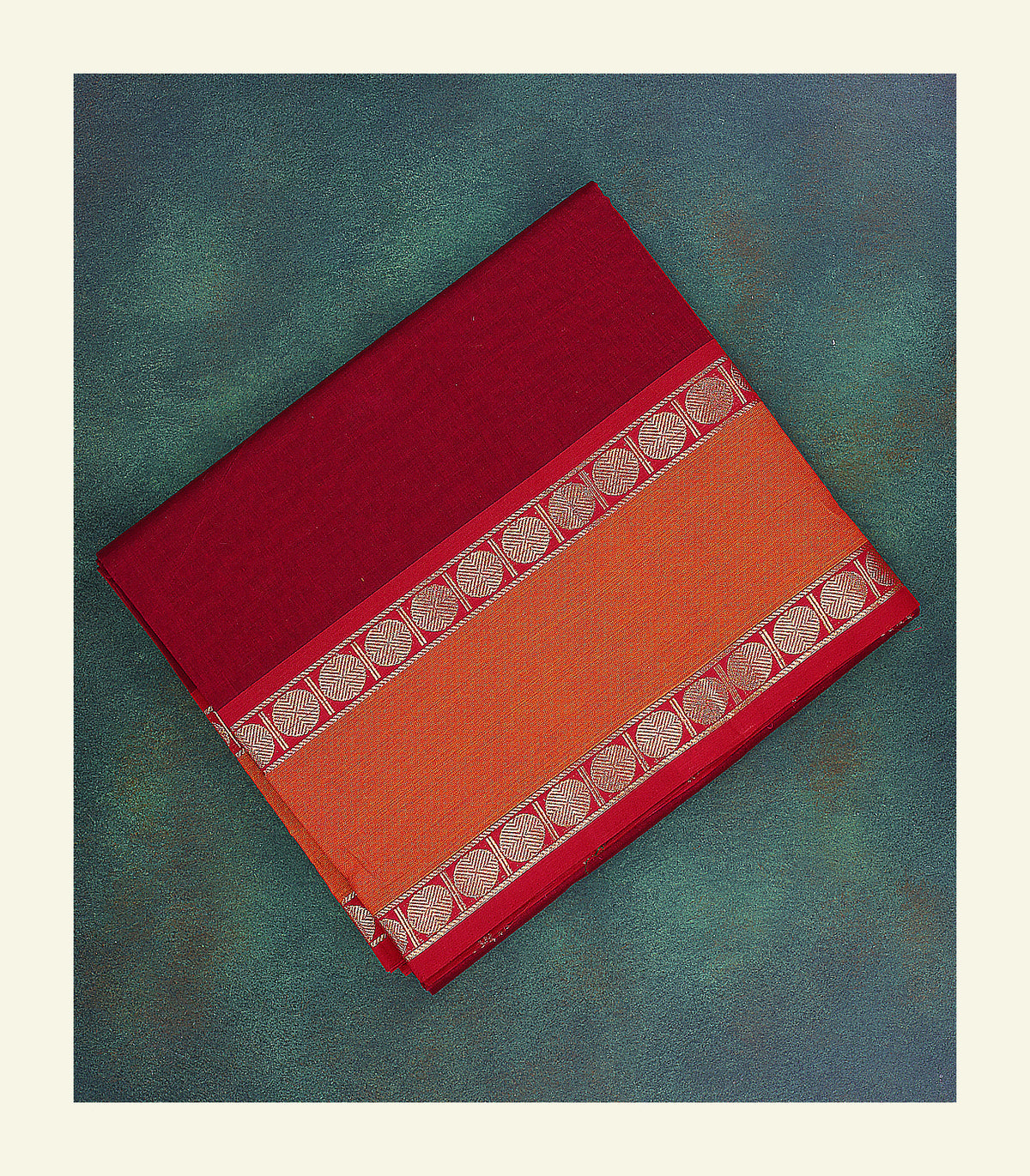 Red Cotton Saree