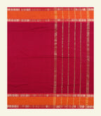 Red Cotton Saree