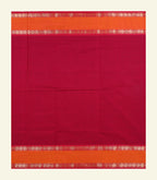 Red Cotton Saree
