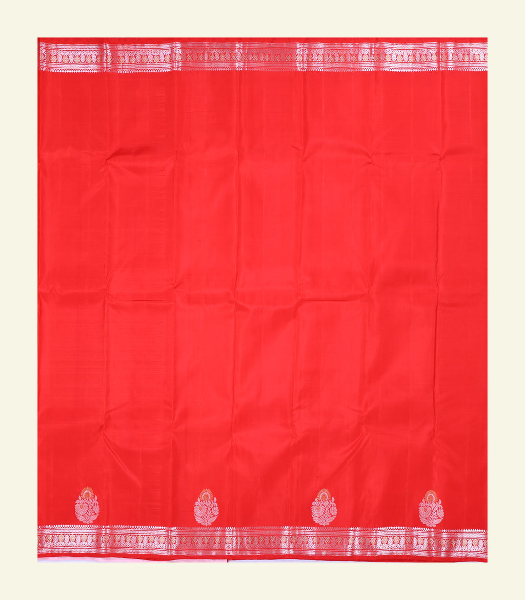 Red Handloom Silk Saree