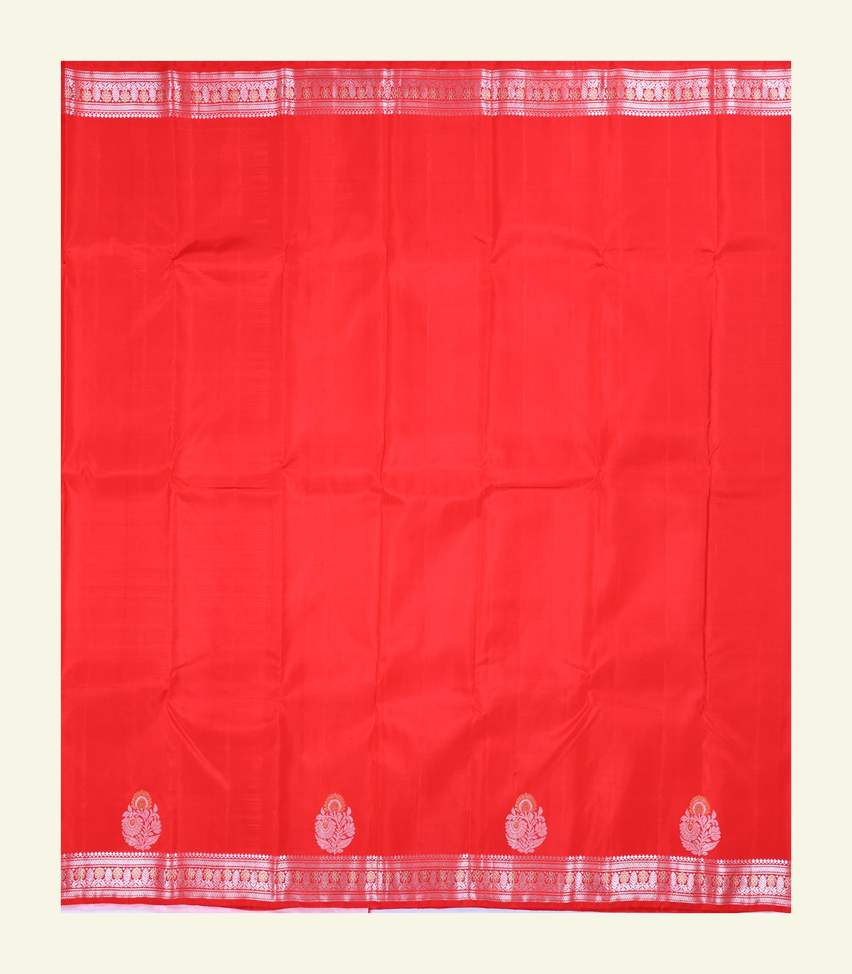 Red Handloom Silk Saree