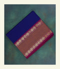 Royal Blue Cotton Saree
