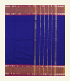 Royal Blue Cotton Saree