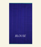 Dark Blue Handloom Cotton Saree