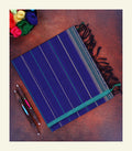 Dark Blue Handloom Cotton Saree