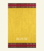 Yellow Cotton Saree