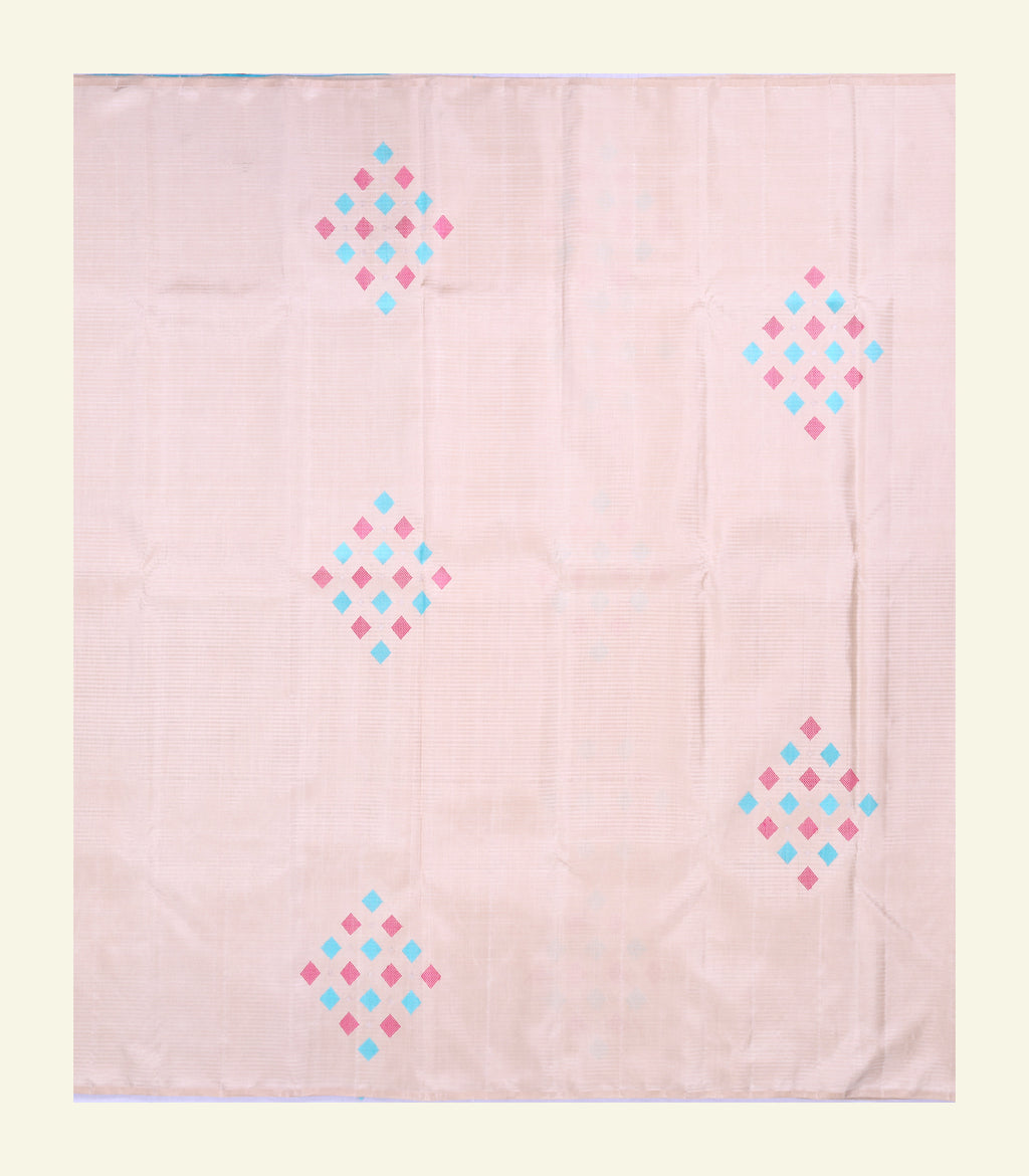 Light Pink Handloom Silk Saree