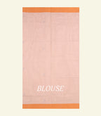 Peach Handloom Cotton Saree