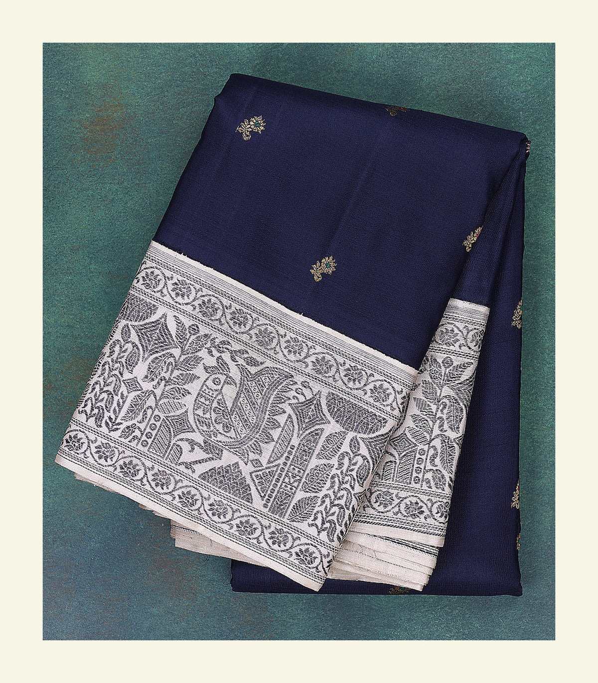 Kanjivaram Meenakari Silk Saree