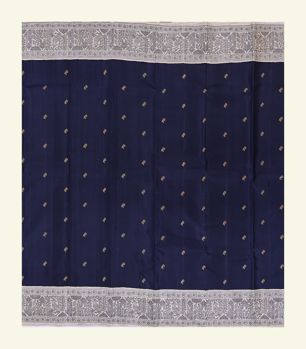 Kanjivaram Meenakari Silk Saree