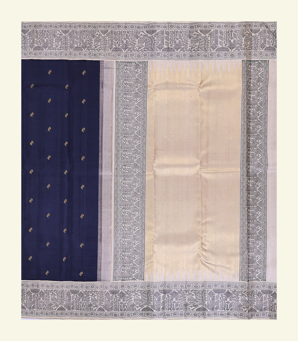Kanjivaram Meenakari Silk Saree
