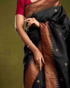 Temple Border Handloom Silk Saree