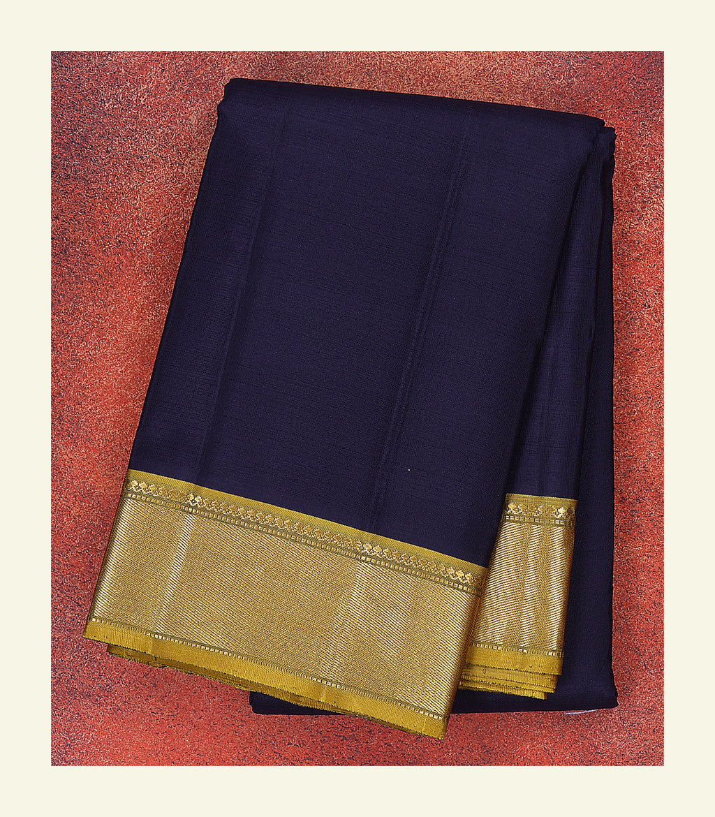 Plain Handloom Silk Saree
