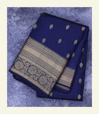 Classic Blue Silk Saree