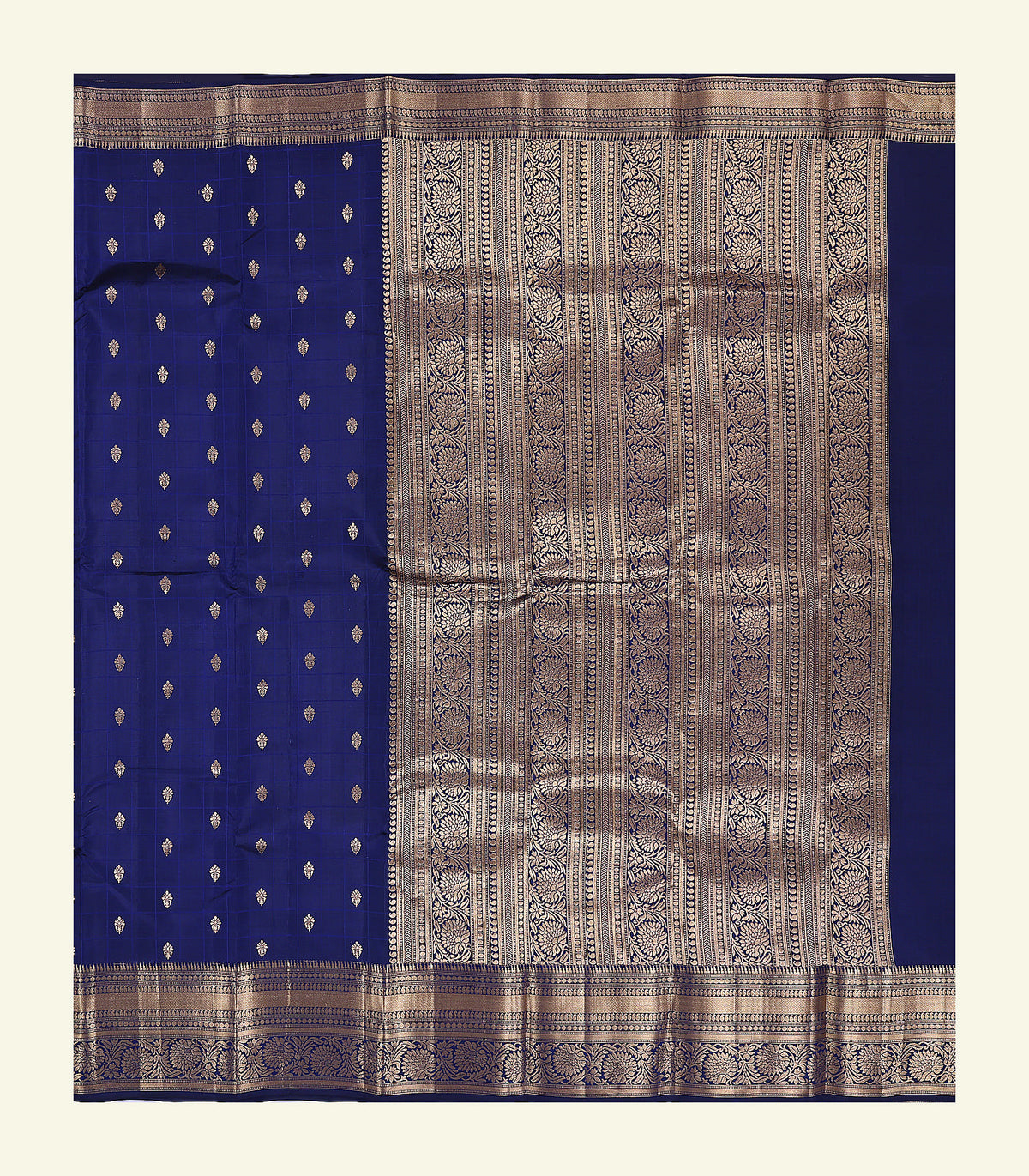 Classic Blue Silk Saree
