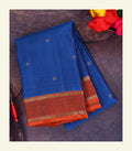 Blue Handloom Silk Saree