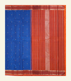 Blue Handloom Silk Saree