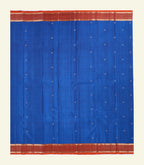 Blue Handloom Silk Saree