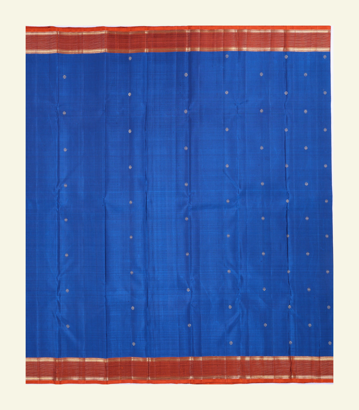 Blue Handloom Silk Saree