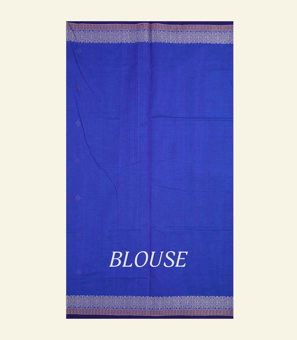 Royal Blue Handloom Cotton Saree