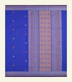 Royal Blue Handloom Cotton Saree