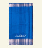 Blue Handloom Silk Saree