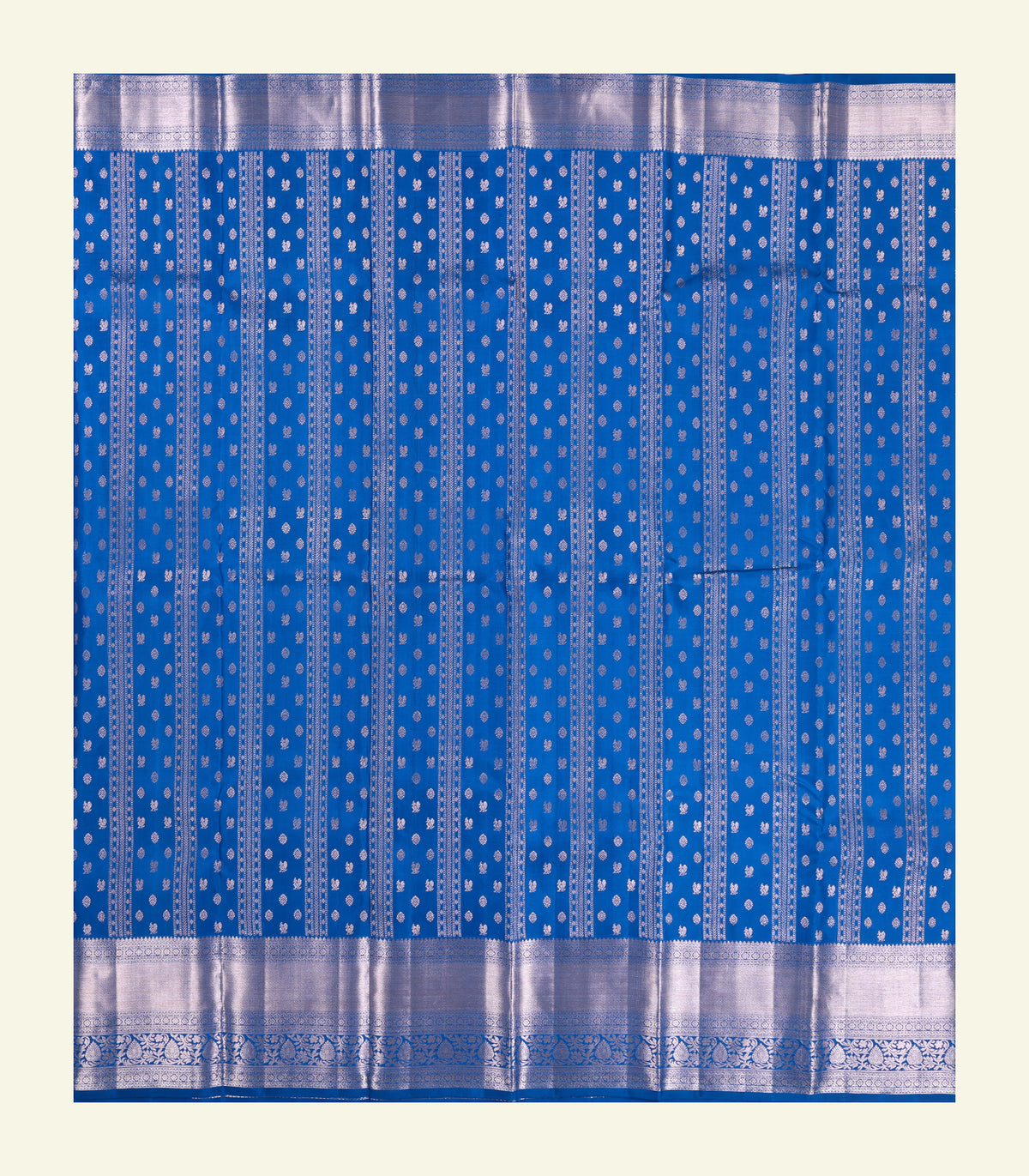 Blue Handloom Silk Saree