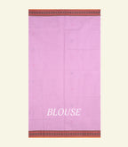 Baby Pink Handloom Cotton Saree