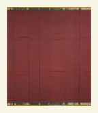 Brown Plain Cotton Saree