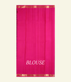 Maroon Handloom Silk Saree