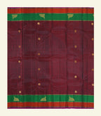Traditional Brown Silk Saree