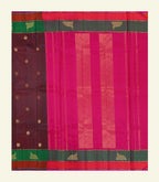 Traditional Brown Silk Saree