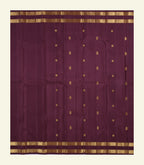 Maroon Handloom Silk Saree