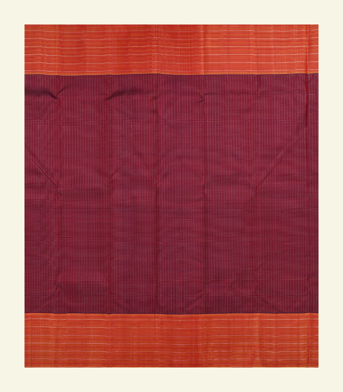 Checkered Zari Handloom Silk Saree
