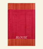 Checkered Zari Handloom Silk Saree