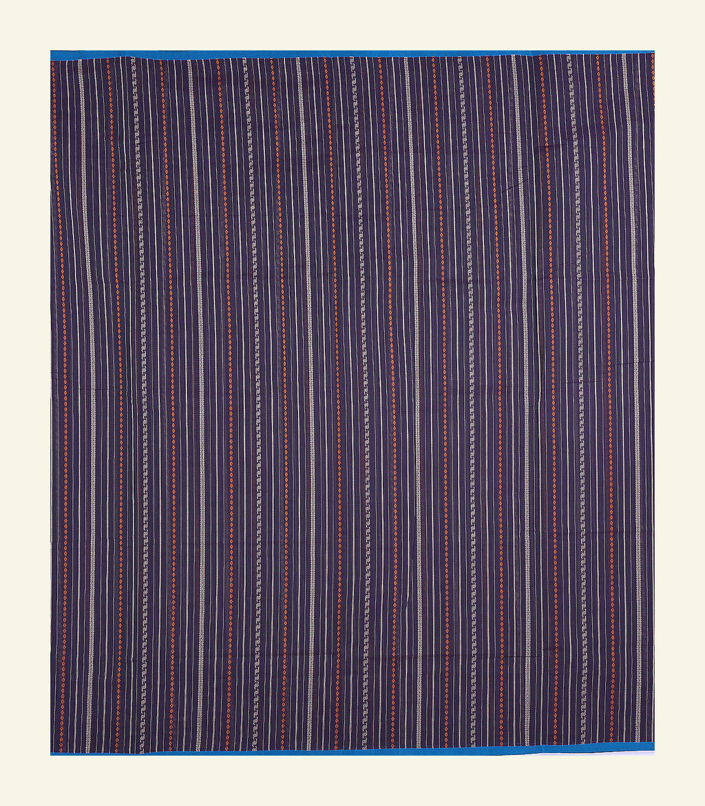 Brown Handloom Cotton Saree