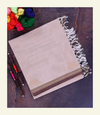 Blush Pink Handloom Cotton Saree