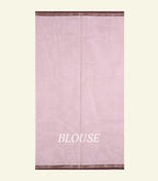 Blush Pink Handloom Cotton Saree