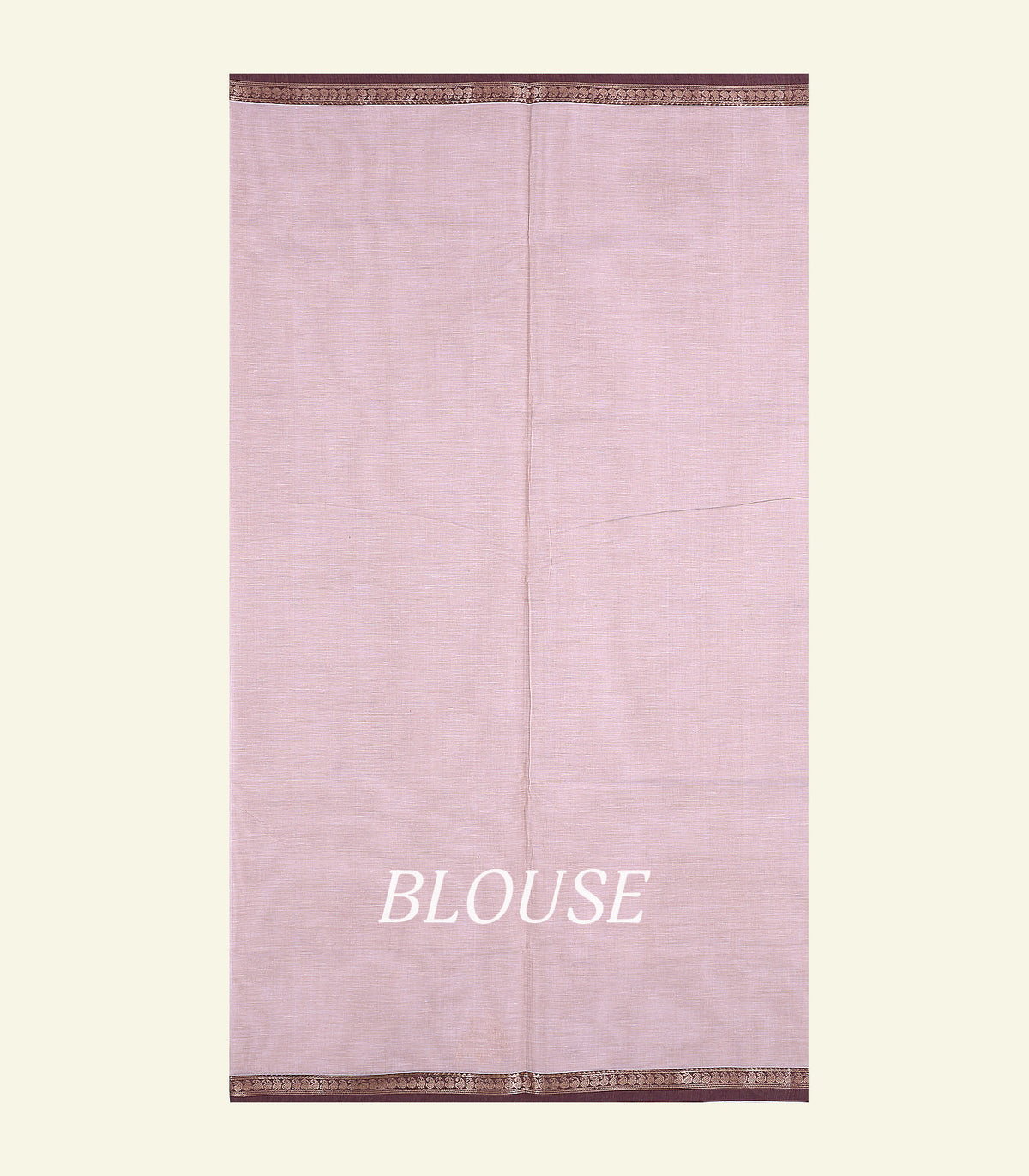 Blush Pink Handloom Cotton Saree