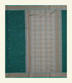 Dark Green Handloom Cotton Saree