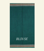 Dark Green Handloom Cotton Saree
