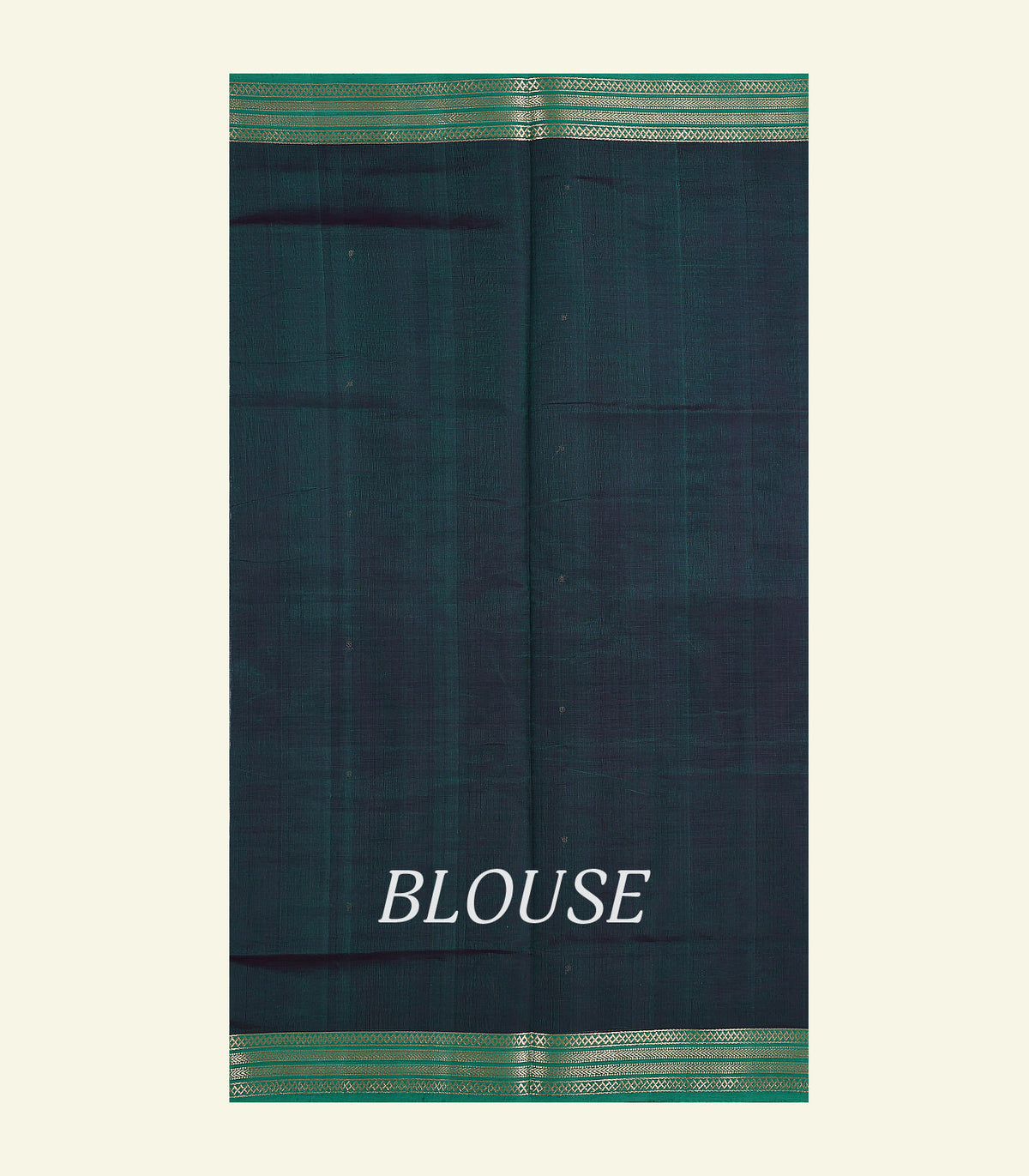Teal Green Silk Cotton Saree