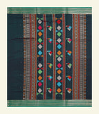 Teal Green Silk Cotton Saree