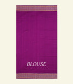 Magenta Handloom Cotton Saree
